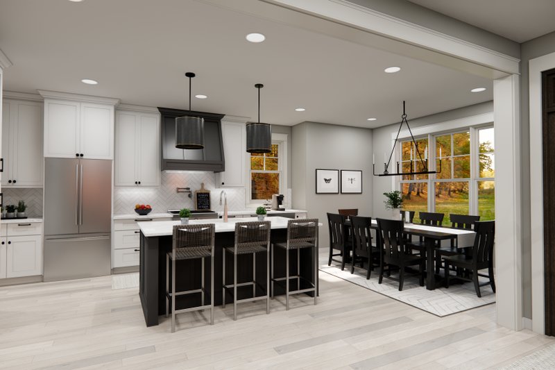 Home Plan - Interior - Kitchen for Farmhouse House Plan #51-1455 - 3 bed, 3.5 bath