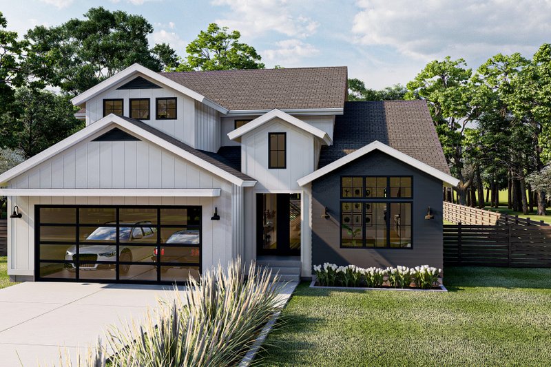 House Plan Design - Modern Exterior - Front Elevation Plan #455-284