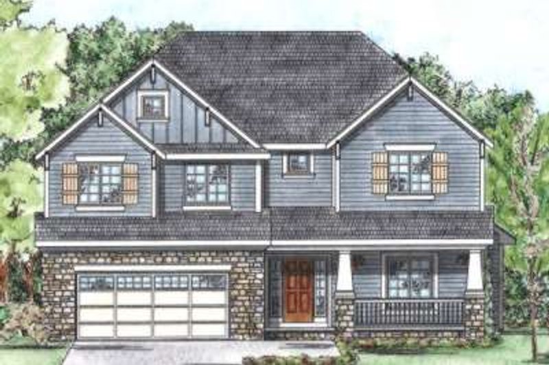 Dream House Plan - Bungalow Exterior - Front Elevation Plan #20-1712