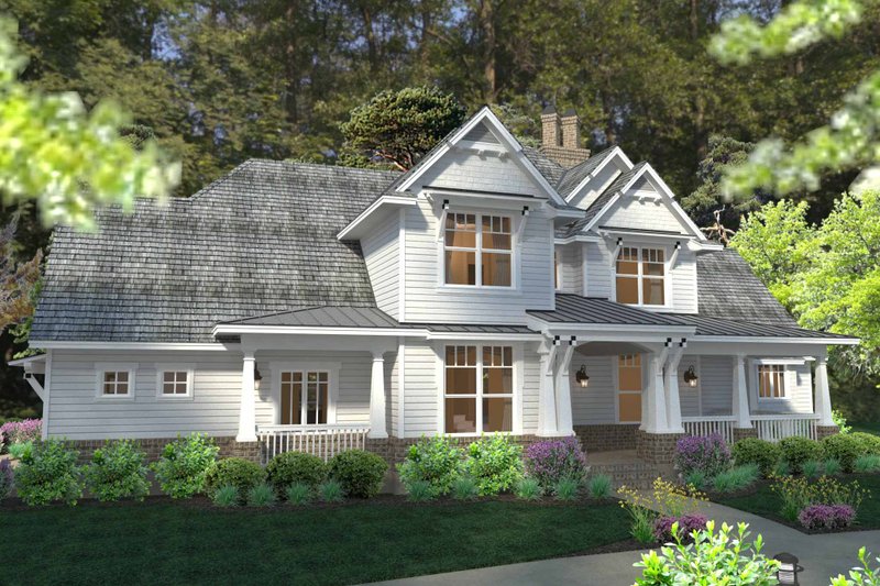 House Plan Design - Exterior - Front Elevation 5 for Craftsman House Plan #120-183 - 3 bed, 2.5 bath