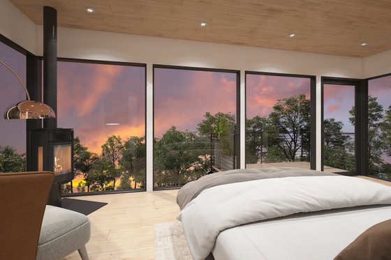 Interior - Other 1 for Modern House Plan #123-125 - 2 bed, 2 bath