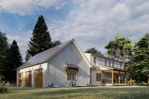 Exterior - Other Elevation for Farmhouse House Plan #923-173 - 3 bed, 3 bath