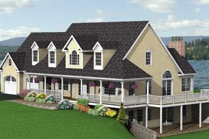 Country Exterior - Other Elevation Plan #75-177
