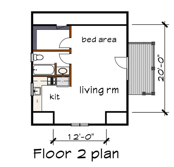 House Design - Traditional Floor Plan - Upper Floor Plan #79-286