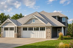 Architectural House Design - Exterior - Front Elevation for Cottage House Plan #1064-107 - 3 bed, 2.5 bath