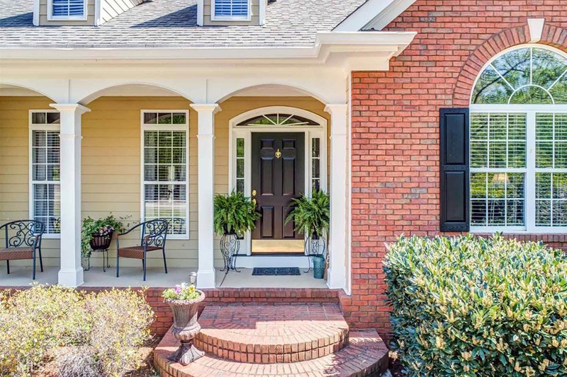 Architectural House Design - Exterior - Covered Porch for Traditional House Plan #437-110 - 3 bed, 2.5 bath