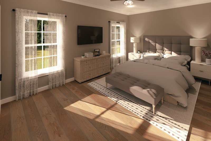 Home Plan - Interior - Bedroom for Farmhouse House Plan #44-233 - 2 bed, 1 bath