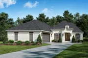 European Style House Plan - 3 Beds 2 Baths 1945 Sq/Ft Plan #430-90 