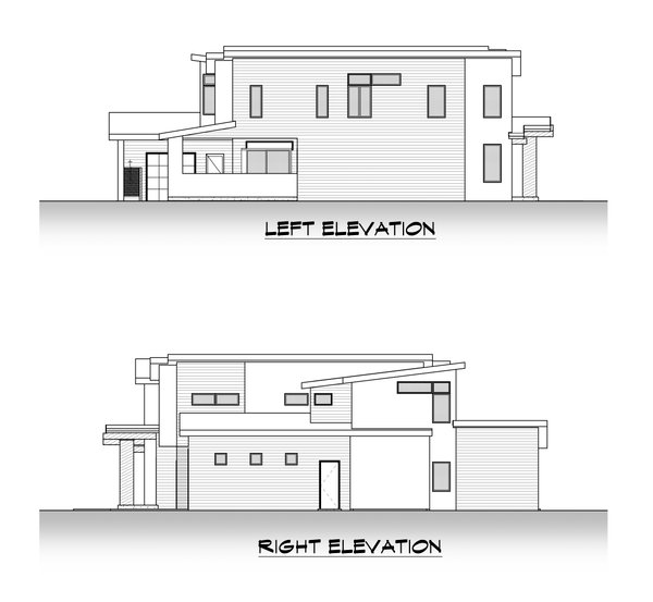 Contemporary Floor Plan - Other Floor Plan #1066-147