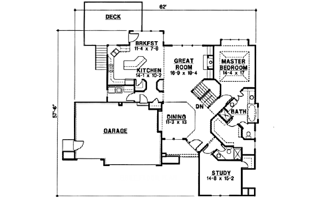 House Plan - 3 Beds 2 Baths 3496 Sq/Ft Plan #67-197 - Houseplans.com