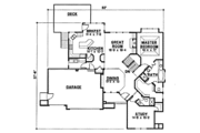 House Plan - 3 Beds 2 Baths 3496 Sq/Ft Plan #67-197 Floor 