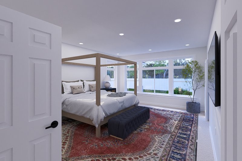 House Blueprint - Interior - Master Bedroom for Farmhouse House Plan #1060-361 - 4 bed, 3.5 bath