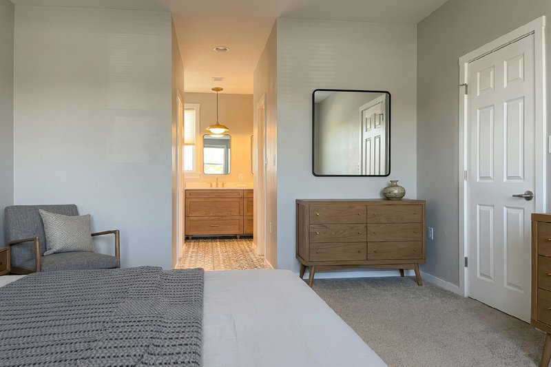 Dream House Plan - Interior - Master Bedroom for Prairie House Plan #126-225 - 3 bed, 3 bath