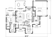 Traditional Style House Plan - 3 Beds 2.5 Baths 2546 Sq/Ft Plan #23-2846 