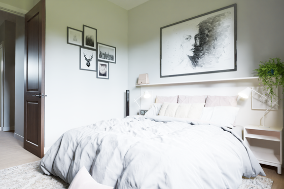 Interior - Bedroom 2 for Barndominium House Plan #48-1200 - 3 bed, 2.5 bath