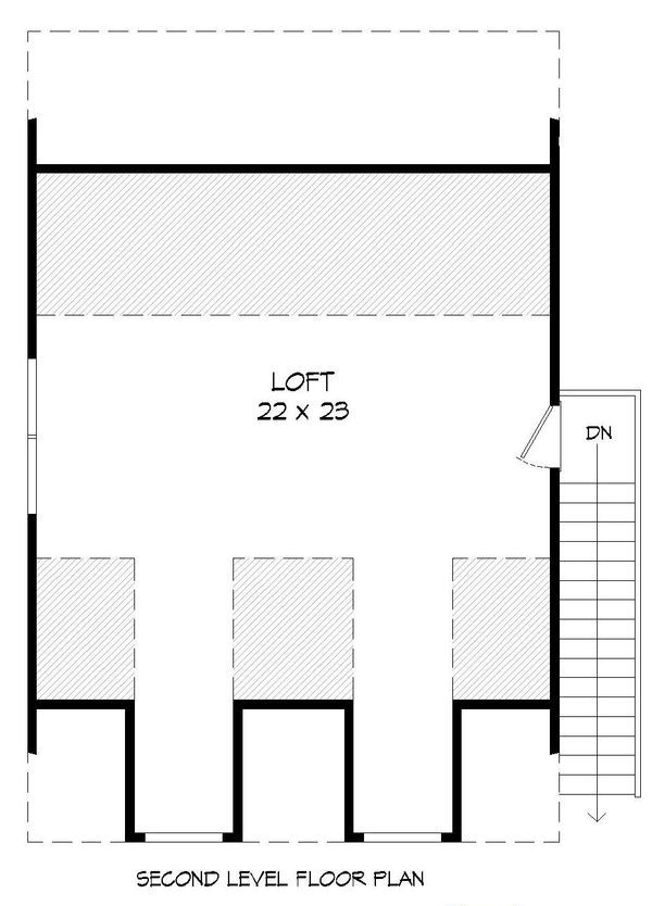 House Blueprint - Country Floor Plan - Upper Floor Plan #932-195