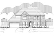 Colonial Style House Plan - 4 Beds 3.5 Baths 3440 Sq/Ft Plan #411-739 