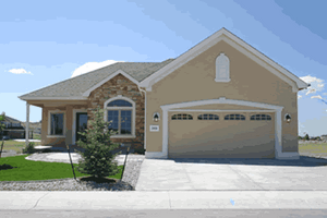 Exterior - Front Elevation 3 for Traditional House Plan #20-1586 - 3 bed, 2 bath