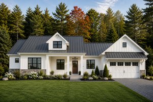 Architectural House Design - Exterior - Front Elevation for Farmhouse House Plan #928-429 - 2 bed, 2.5 bath