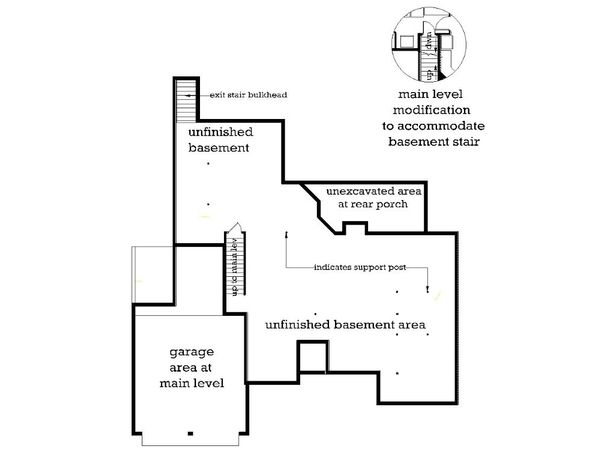 Home Plan - Traditional Floor Plan - Lower Floor Plan #45-129