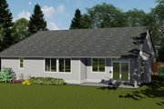 Craftsman Style House Plan - 4 Beds 2 Baths 1826 Sq/Ft Plan #53-735 Exterior 