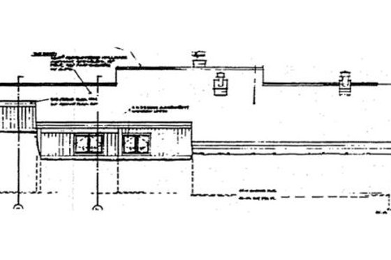 Exterior - Rear Elevation for Modern House Plan #312-843 - 3 bed, 2.5 bath