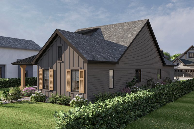 House Plan Design - Exterior - Other Elevation 1 for Farmhouse House Plan #455-403 - 3 bed, 2 bath
