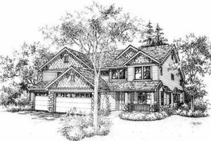 Traditional Exterior - Front Elevation Plan #78-166