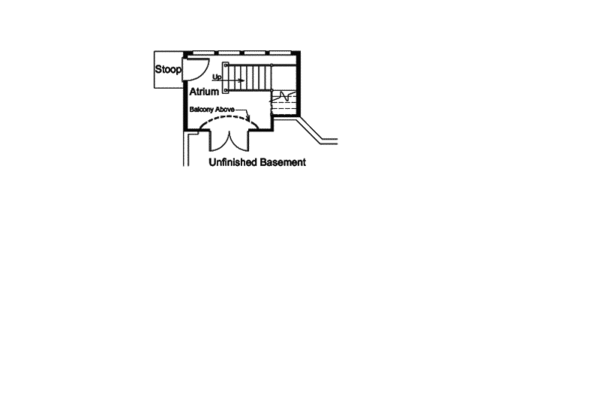 Floor Plan - Lower Floor Plan #57-595