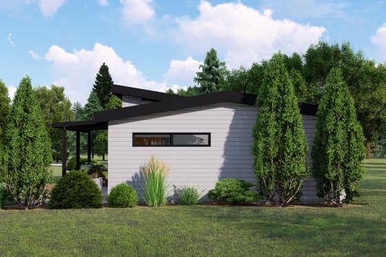 Exterior - Other Elevation for Modern House Plan #1064-121 - 1 bed, 1 bath