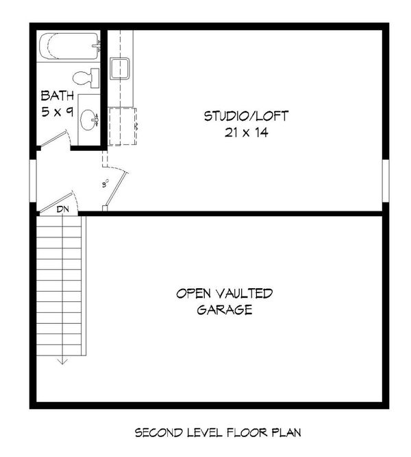 Architectural House Design - Contemporary Floor Plan - Upper Floor Plan #932-226