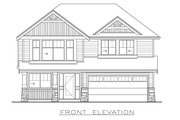 Farmhouse Style House Plan - 3 Beds 2 Baths 1478 Sq/Ft Plan #1100-87 Exterior 