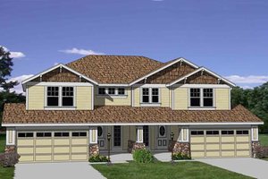 Traditional Exterior - Front Elevation Plan #116-285