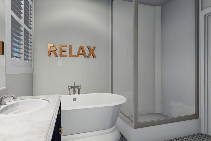 House Design - Interior - Master Bathroom 2 for Traditional House Plan #1060-67 - 3 bed, 2 bath