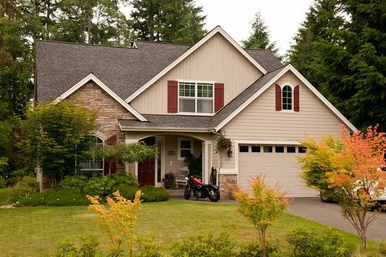 Exterior - Front Elevation 4 for Craftsman House Plan #48-109 - 3 bed, 2.5 bath