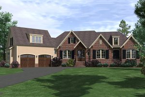 Traditional Exterior - Front Elevation Plan #1071-20