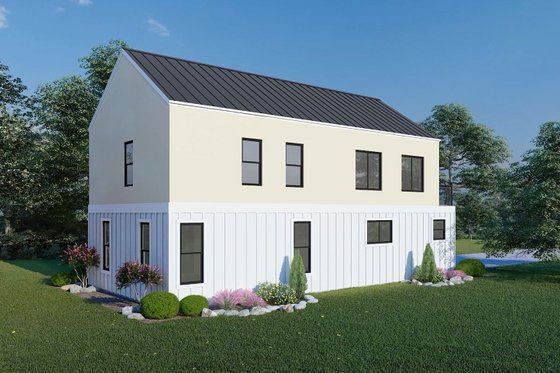 Exterior - Other Elevation for Contemporary House Plan #932-1329 - 2 bed, 1.5 bath