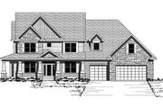 Colonial Style House Plan - 4 Beds 2.5 Baths 3722 Sq/Ft Plan #51-321 