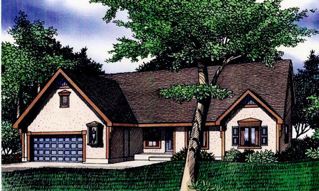 Traditional Style House Plan - 3 Beds 2.5 Baths 2750 Sq/Ft Plan #405