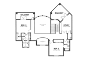 European Style House Plan - 3 Beds 4 Baths 5072 Sq/Ft Plan #115-172 