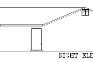Exterior - Other Elevation 2 for Ranch House Plan #1-397 - 3 bed, 2 bath