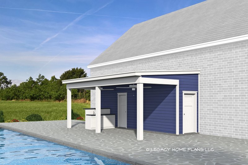 House Blueprint - Beach Exterior - Front Elevation Plan #932-621