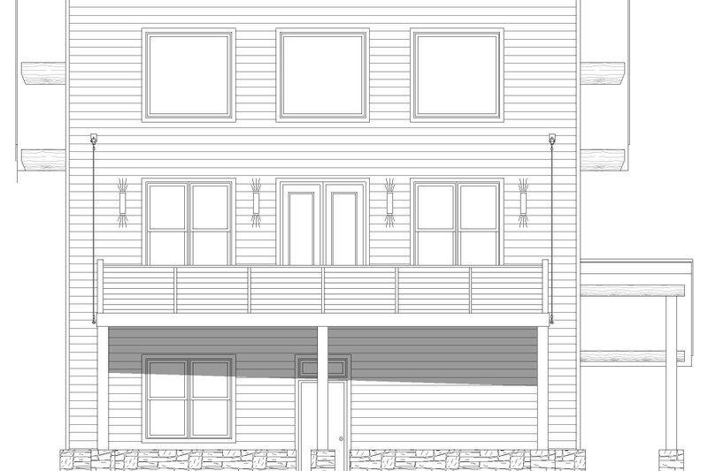 Home Plan - Exterior - Other Elevation for Modern House Plan #932-781 - 2 bed, 2 bath
