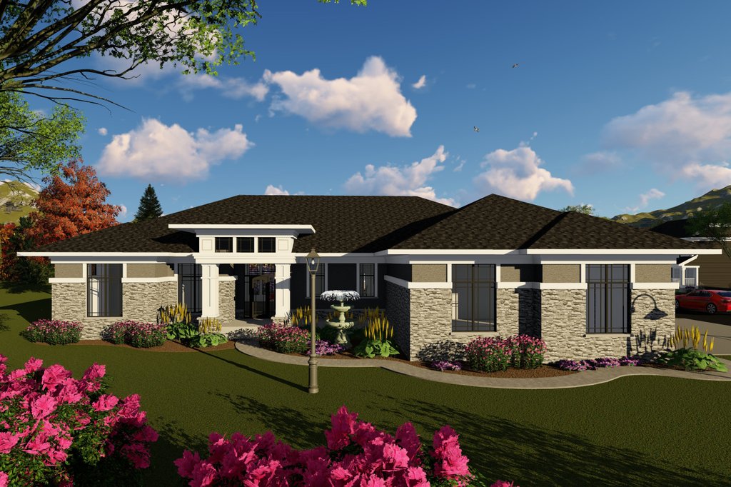  Ranch  Style House  Plan  3 Beds 2  5 Baths 2899 Sq Ft Plan  
