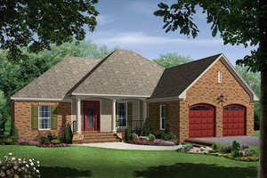 Traditional Exterior - Front Elevation Plan #21-215