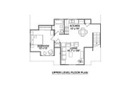 Tudor Style House Plan - 1 Beds 1 Baths 619 Sq/Ft Plan #116-227 
