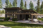 Modern Style House Plan - 1 Beds 1 Baths 583 Sq/Ft Plan #455-374 