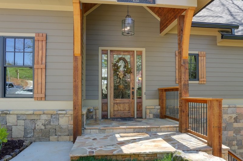 House Plan Design - Exterior - Other Elevation for Ranch House Plan #54-476 - 5 bed, 3 bath