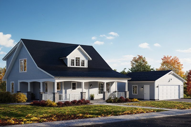 Home Plan - Exterior - Front Elevation 3 for Craftsman House Plan #124-803 - 5 bed, 3 bath