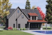 Farmhouse Style House Plan - 4 Beds 3.5 Baths 3432 Sq/Ft Plan #1096-120 